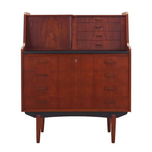 Teakhouten secretaire, Deens ontwerp, 1970S, Productie: Denemarken