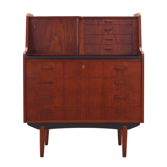 Image 1 of Teakhouten secretaire, Deens ontwerp, 1970S, Productie: Denemarken