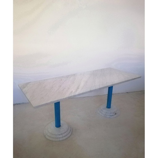 Vintage tafel in marmer van Antonia Astori voor Driade, jaren 1980