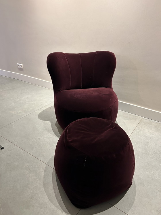 Image 1 of Rolf Benz Freistill 173 fauteuil + hocker