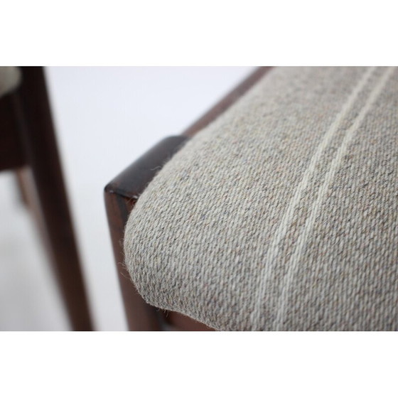 Image 1 of Set van 6 vintage rozenhouten stoelen door Erich Buch, Denemarken 1960