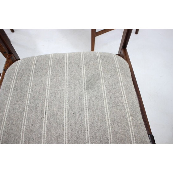 Image 1 of Set van 6 vintage rozenhouten stoelen door Erich Buch, Denemarken 1960