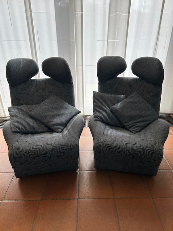 Image 1 of 2x Cassina Wink fauteuil by Toshiyuki Kita