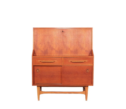 Vintage teak secretaire jaren 60