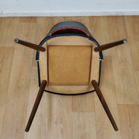 Image 1 of Vintage Mid Century Cocktail Stoeltje, Rockabilly Fauteuil