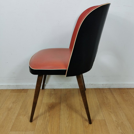 Image 1 of Vintage Mid Century Cocktail Stoeltje, Rockabilly Fauteuil