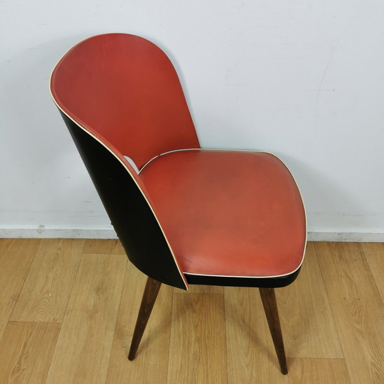 Image 1 of Vintage Mid Century Cocktail Stoeltje, Rockabilly Fauteuil