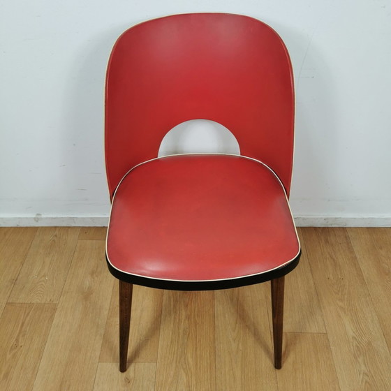 Image 1 of Vintage Mid Century Cocktail Stoeltje, Rockabilly Fauteuil