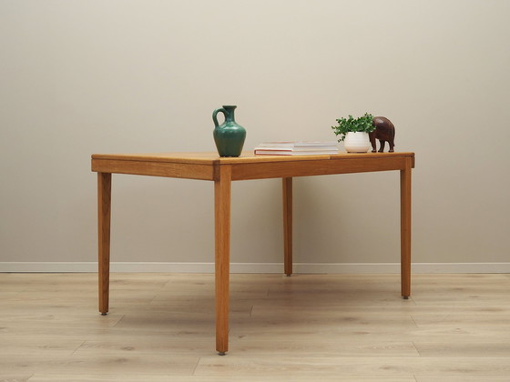 Image 1 of Eikenhouten tafel, Deens ontwerp, 1970S, Productie: Denemarken