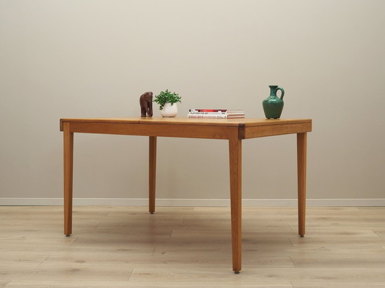 Image 1 of Eikenhouten tafel, Deens ontwerp, 1970S, Productie: Denemarken