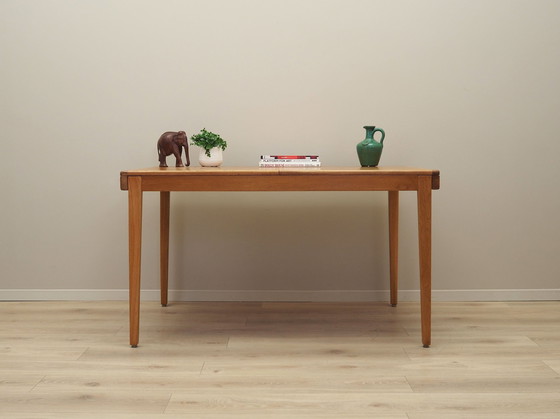 Image 1 of Eikenhouten tafel, Deens ontwerp, 1970S, Productie: Denemarken