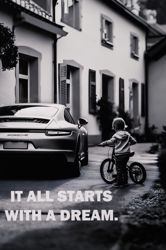 Image 1 of Porsche "It All Starts With A Dream"