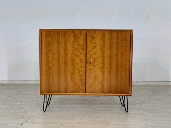 Image 1 of Mid Century ladekast hoge kast garderobe halkast vintage