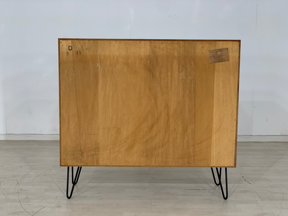 Image 1 of Mid Century ladekast hoge kast garderobe halkast vintage