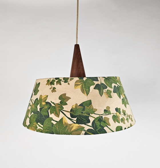 Image 1 of Vintage -  Deens design - Teak - hanglamp -  60's