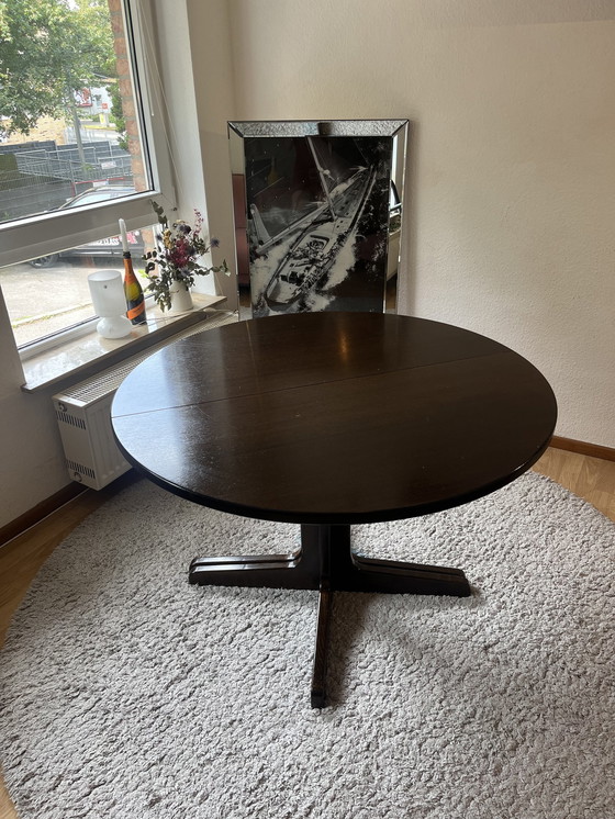 Image 1 of Thonet rozenhout uitschuifbare ronde eettafel