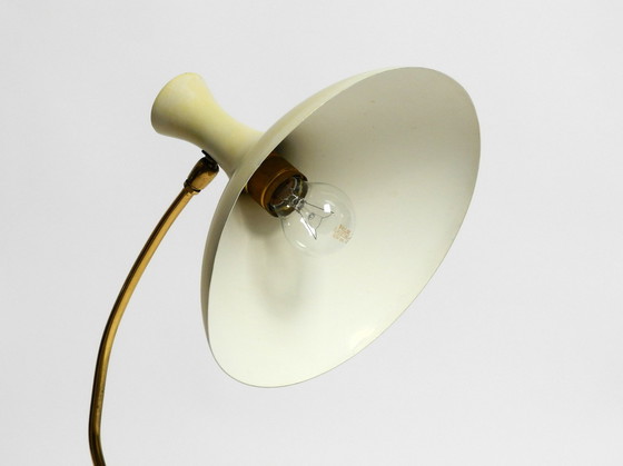 Image 1 of Zeldzame grote Mid Century Moderne Kraaienvoet Tafellamp van Karl Heinz Kinsky voor Cosack In Originele Staat