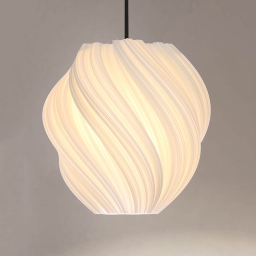 Swiss Design Koch #2 Rechtsdraaiende Hanglamp Zwart