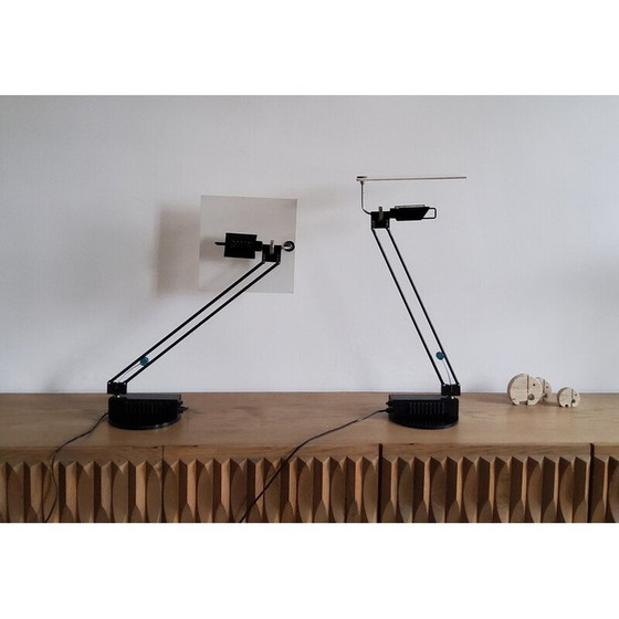 Image 1 of Paar vintage W.O lampen van Sacha Ketoff voor Aluminor, 1980-1990