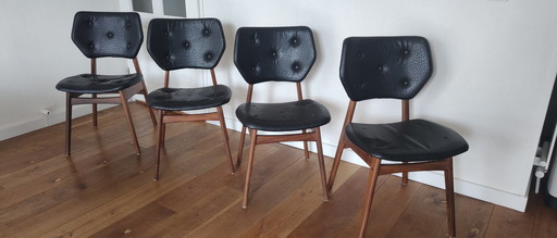 4x Simpla-Lux eetkamerstoelen