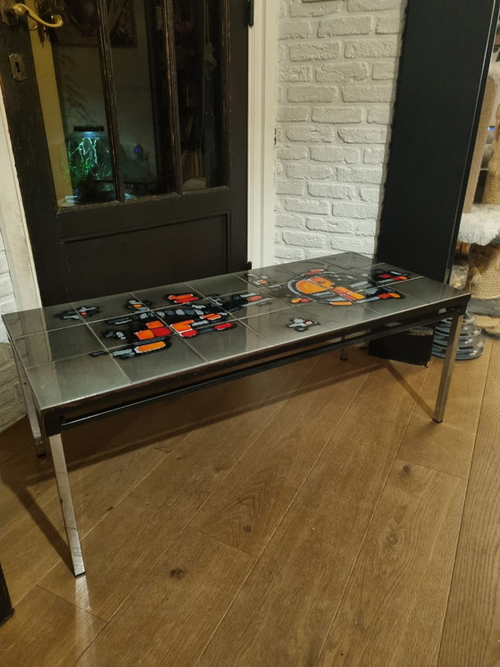 Image 1 of 2x Adri Vintage Salontafel Met Bijzettafel