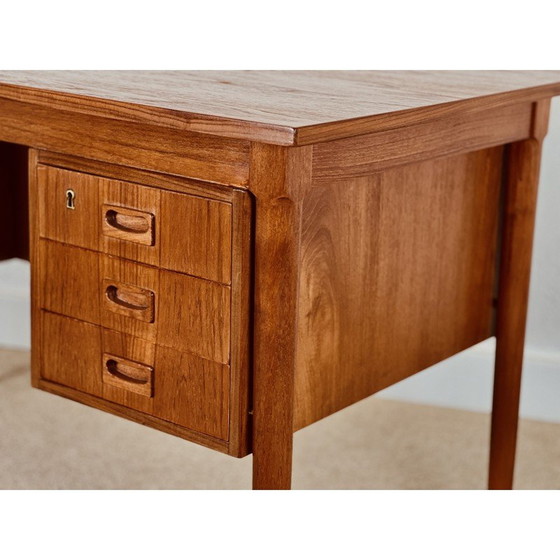 Image 1 of Mid Century teak bureau, Denemarken