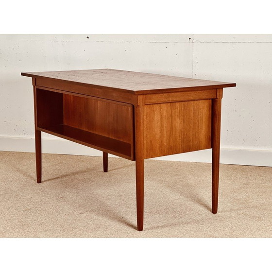 Image 1 of Mid Century teak bureau, Denemarken