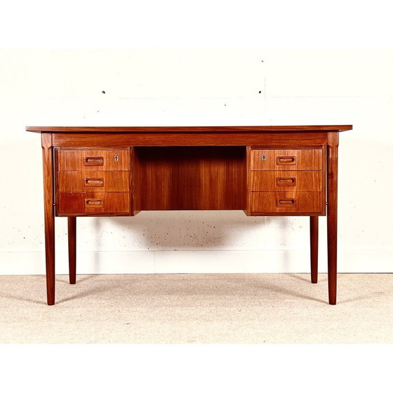 Image 1 of Mid Century teak bureau, Denemarken