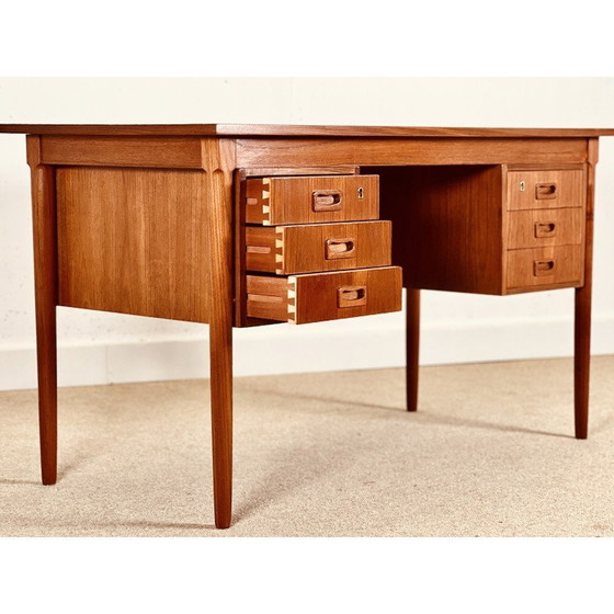 Image 1 of Mid Century teak bureau, Denemarken