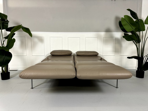 Brühl Roro Medium Leder Sofa Slaapfunctie Bank