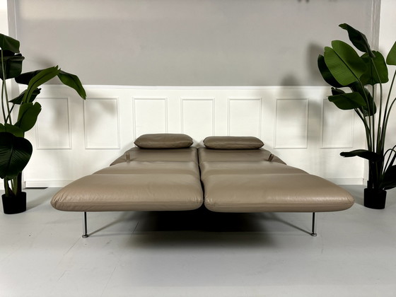 Image 1 of Brühl Roro Medium Leder Sofa Slaapfunctie Bank