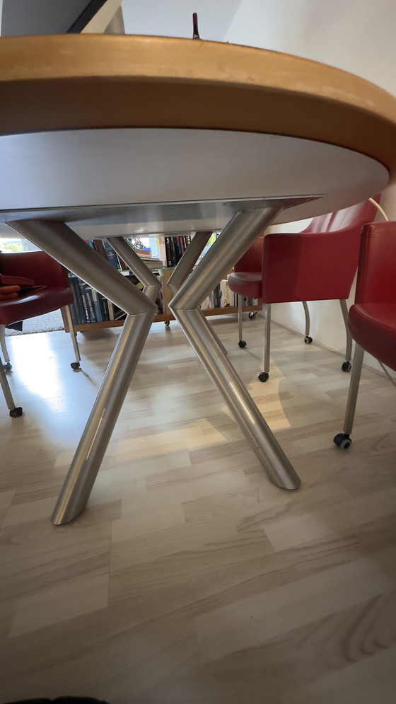 Image 1 of Tafel met 4X Stoelen