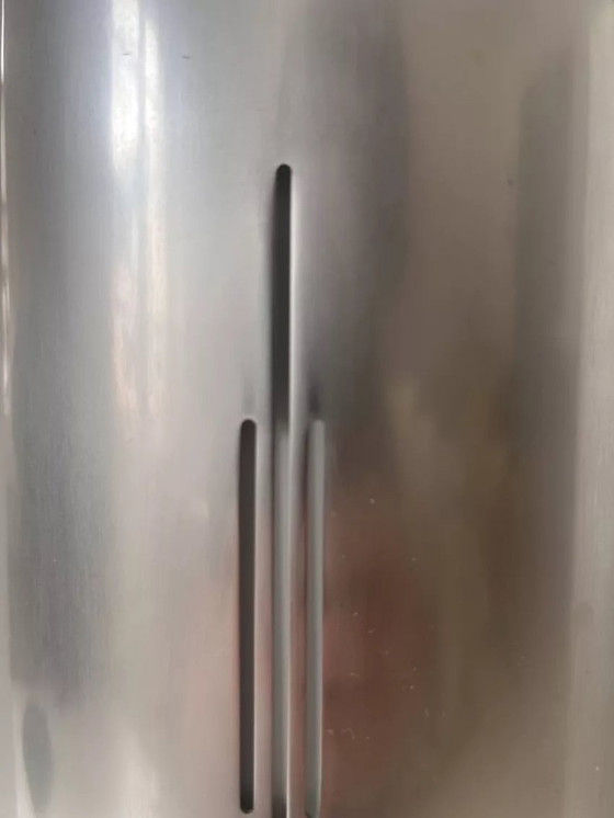 Image 1 of 2X Vintage wandlamp, Aluminium , Roland Jamois Frankrijk 1970