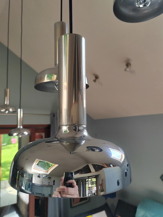 Image 1 of Vintage  chrome cascade lampen 