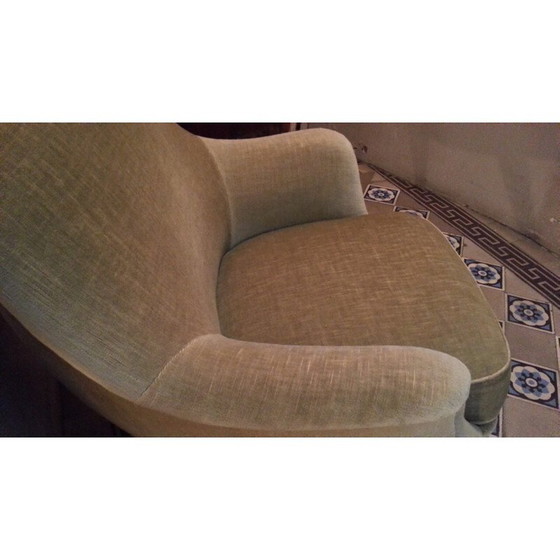 Image 1 of Deense groene fauteuil - jaren 1950