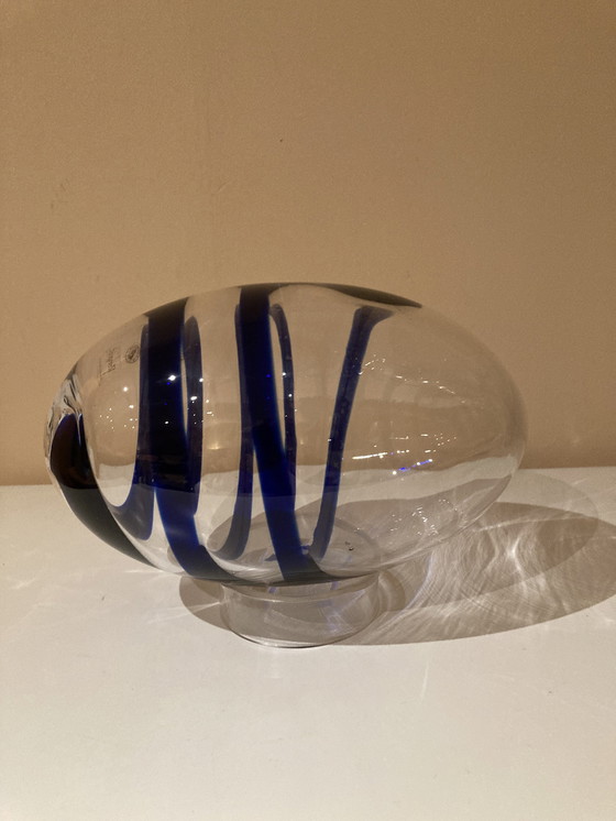 Image 1 of Vintage Glazen Ei Karisma Designed by Björn Ronnquist for Ikea