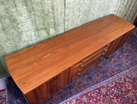 Image 1 of Mid century retro vintage teak palissander design dressoir van Vanson 1960