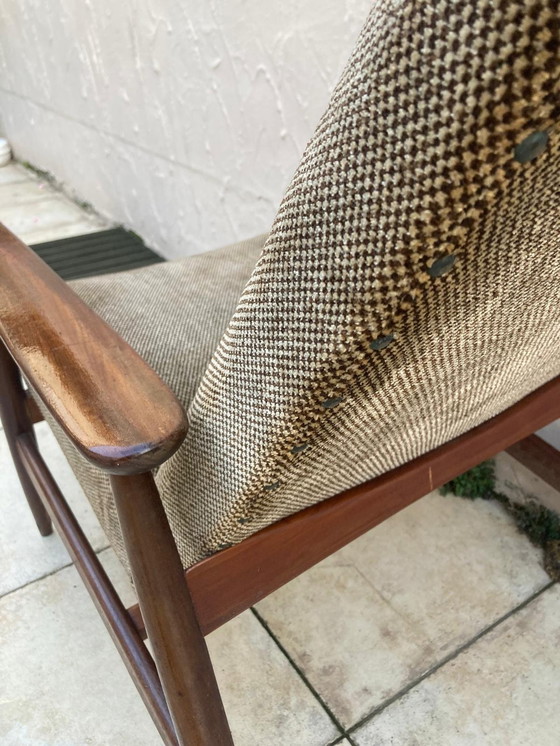 Image 1 of Mid-Century Rosewood Armchair