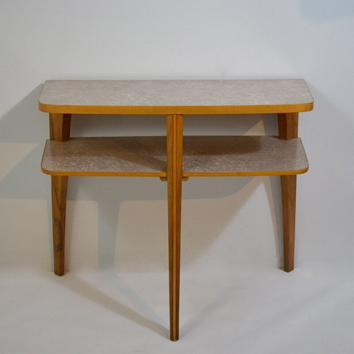 Vintage driepoot console 1950