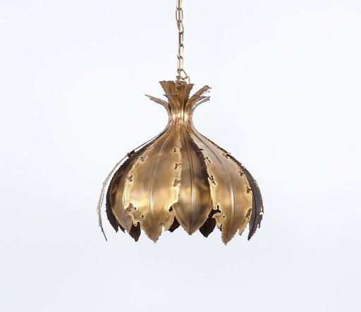 Holm Sørensen Messing 6407 Hanglamp, 1960s