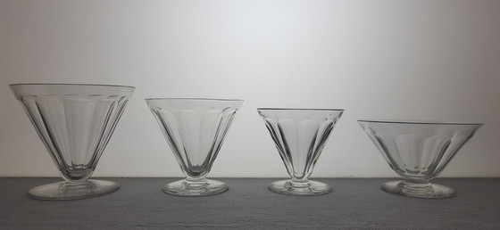 Image 1 of Baccarat kristallen glazen set Rex model