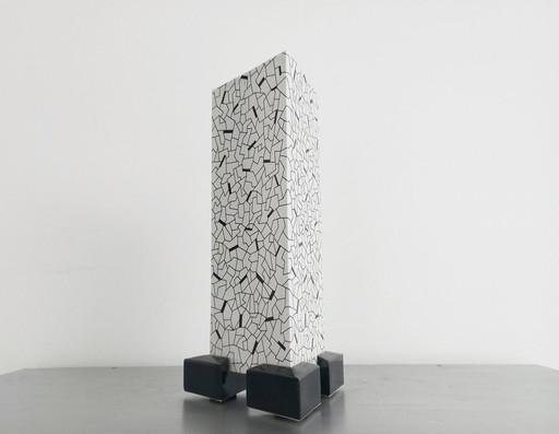 Heide Warlamis Postmoderne Keramische Vaas Wenen Collectie 1980'S