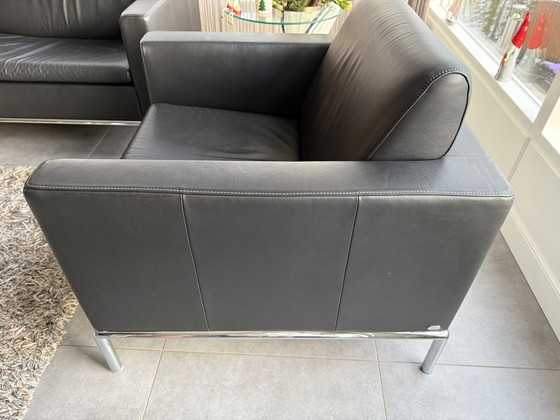 Image 1 of De Sede bank, 2X Fauteuils