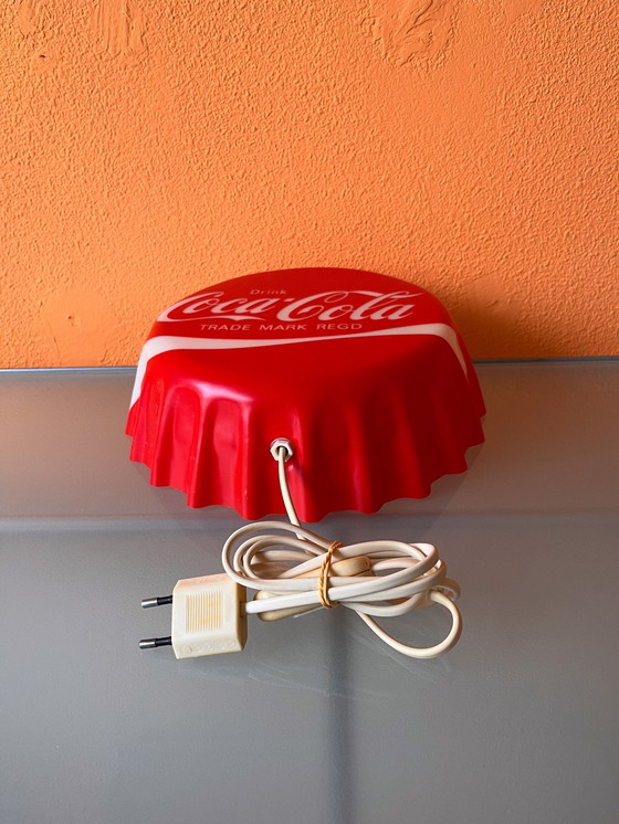 Image 1 of Vintage Coca Cola Wandlamp