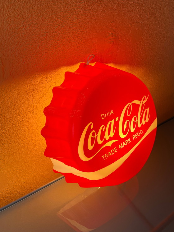 Image 1 of Vintage Coca Cola Wandlamp