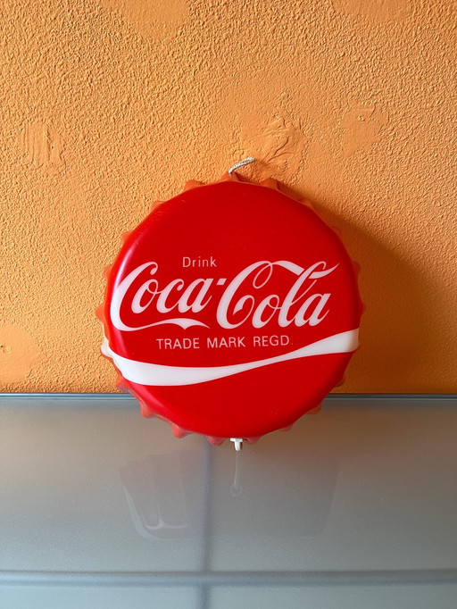 Vintage Coca Cola Wandlamp