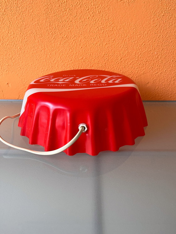 Image 1 of Vintage Coca Cola Wandlamp