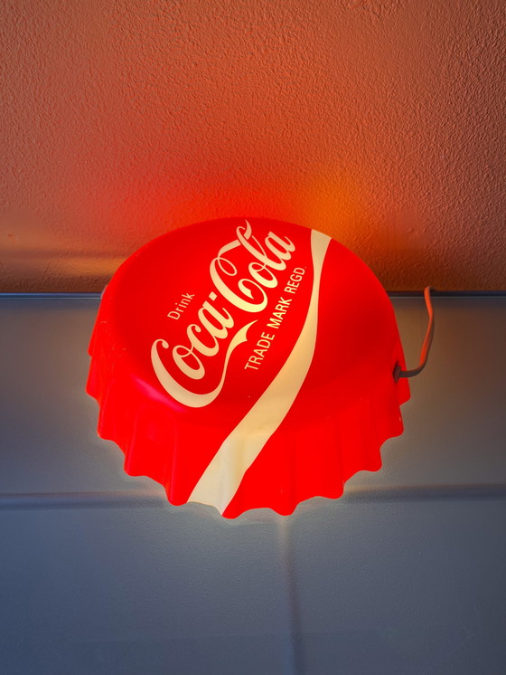 Image 1 of Vintage Coca Cola Wandlamp