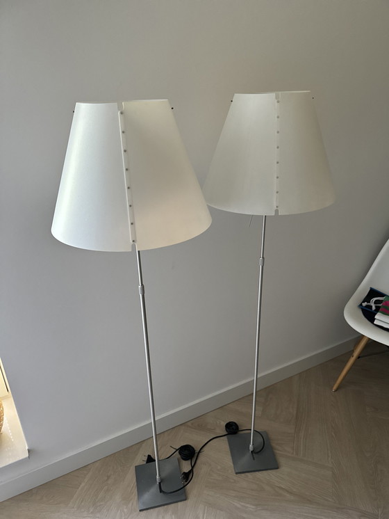 Image 1 of 2x Luceplan Constanza Vloerlamp