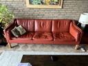 Vintage Deense Mogens Hansen 3 Persoonsbank